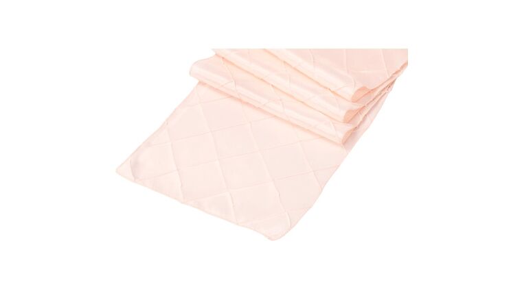 Pintuck Table Runner - Blush/Rose Gold | Rental