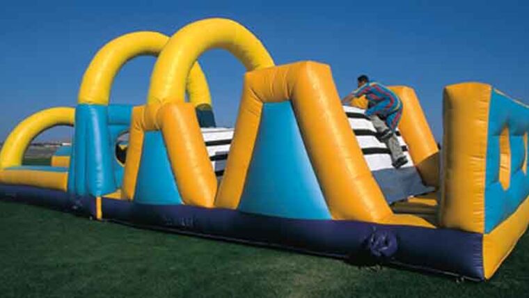 Sticky Olympics Inflatable Obstacle Challenge Game | Rental
