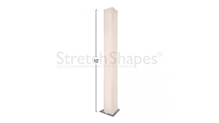 10' Bone 12" Hook & Loop Box Spandex Truss Sleeve Cover | Rental