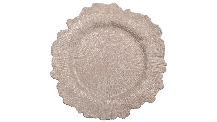 Charger Plate | Reef Acrylic - Blush | Rental