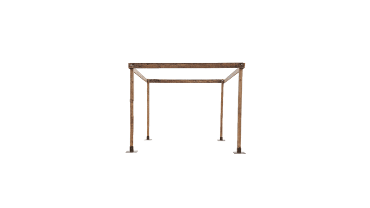 Cabana - 10 x 10'w x 8'h Rustic Wood Cabana | Rental
