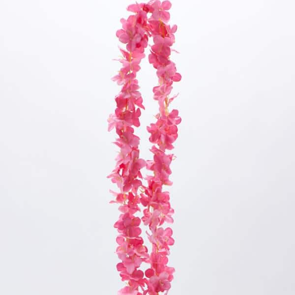 Decostar™ Artificial Flower Garland 80" Pink | Rental