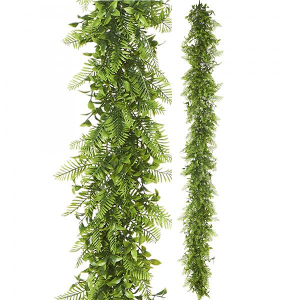 Decostar™ Artificial Mixed Greenery Garland - Style B - 62" Long | Rental