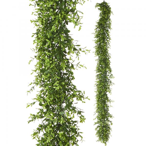 Decostar™ Artificial Mixed Greenery Garland - Style A - 62" Long | Rental