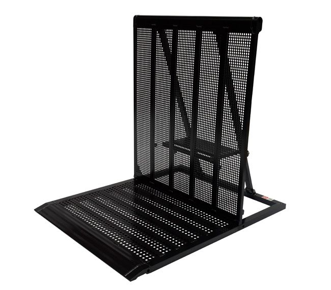 Straight Metal Blow-Through Concert Crowd Barricade Rental - Black | Rental