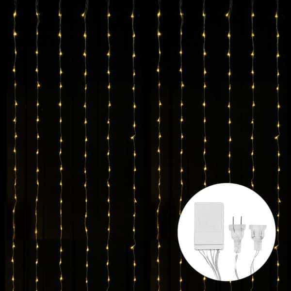Decostar™ Waterfall Backdrop Lights " 600 LED 12' x 8' " Warm White | Rental