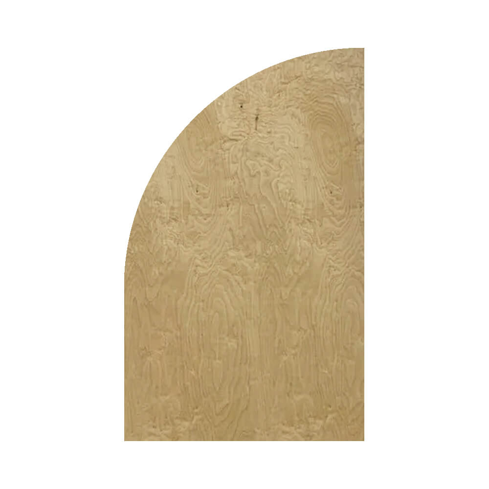 Chiara Arch Wall Panel - Wood 60"H x 34"W (Right Leaning) | Rental