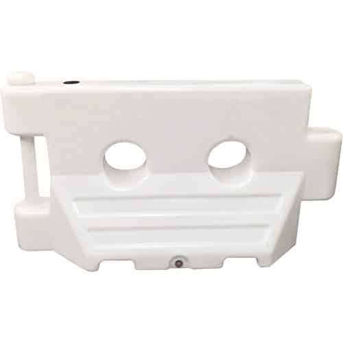 Water Filled Barricade w/Connector Pin Rental - 60" - White | Rental