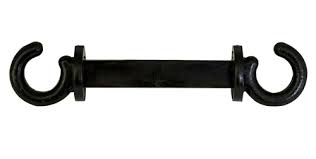 Plastic C Hook For Stanchion - Black | Rental