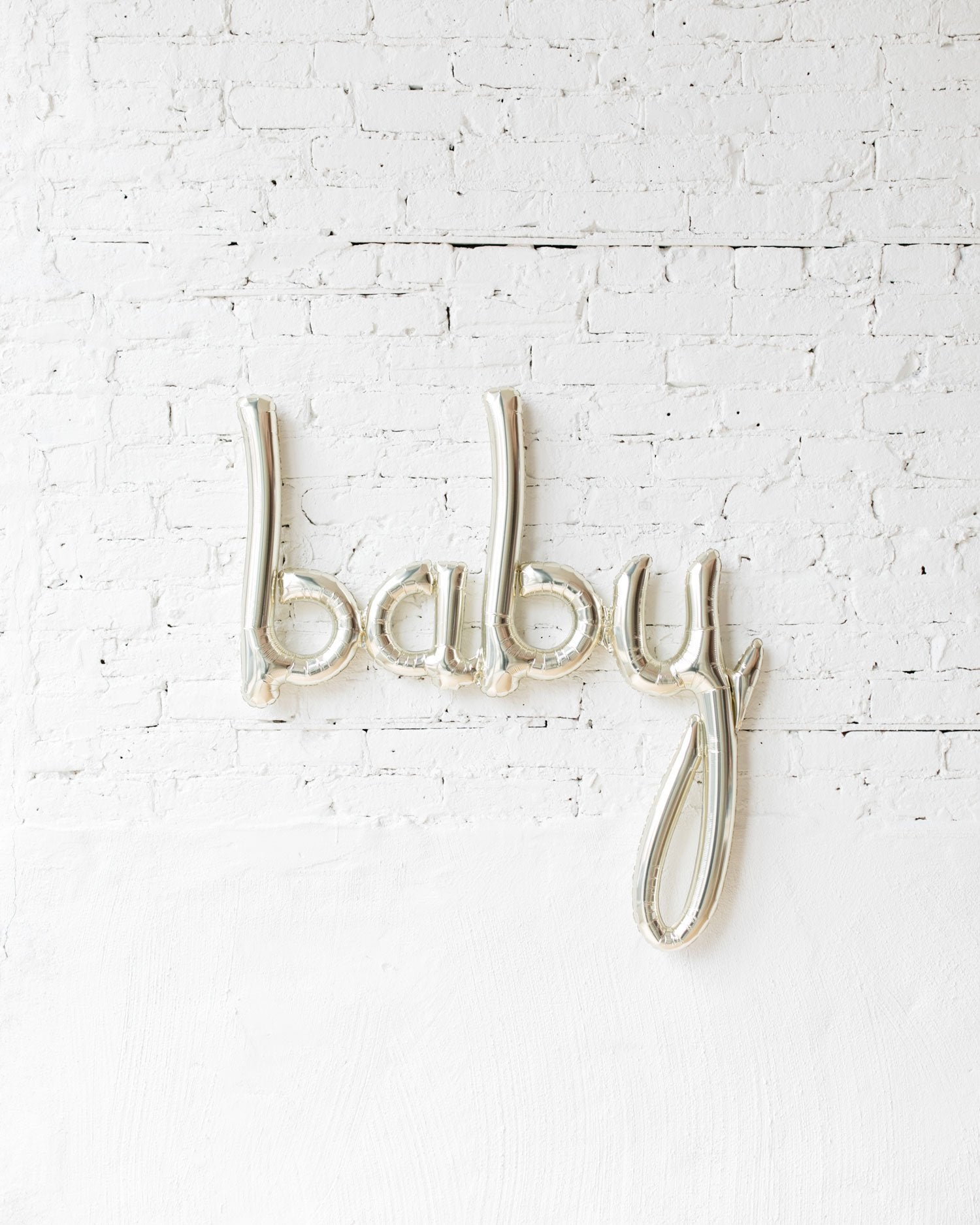 46in BABY Script Foil Balloon Set | Purchase