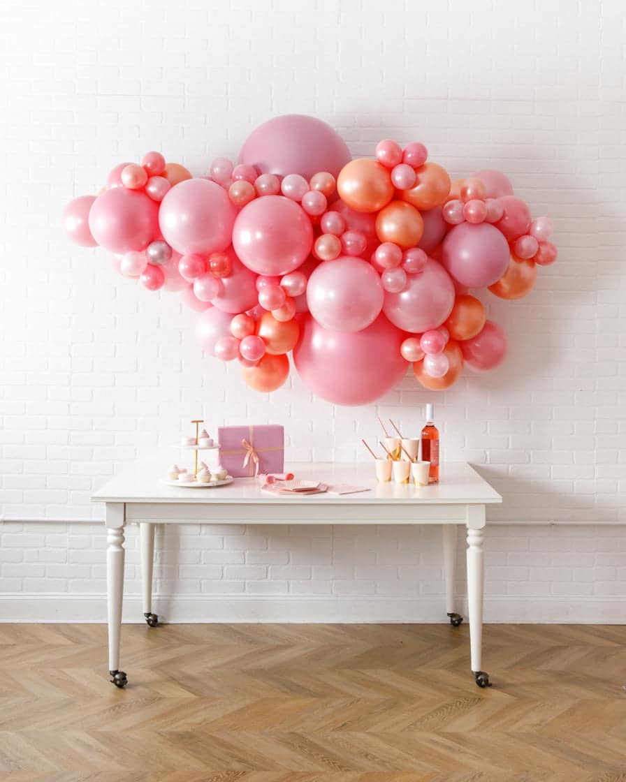 Rosé Bubbles - Balloon Backdrop Install Piece | Purchase