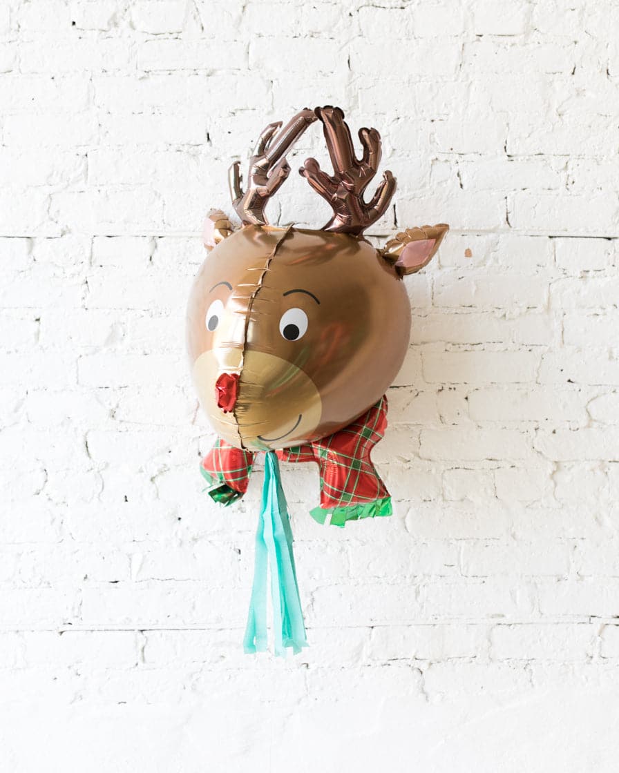 35in 3D Deer Foil Balloon with Mint Skirt | Purchase