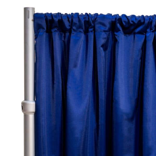 *FR* LUXE Satin Drape Panel by Eastern Mills (59" Wide) w/ 4" Sewn Rod Pocket - Deep Royal | Rental
