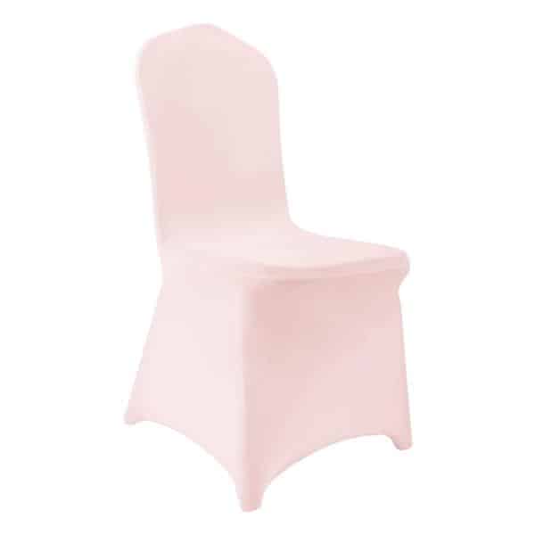 200 GSM Grade A Quality Spandex (Lycra) Banquet & Wedding Chair Cover By Eastern Mills in Blush Color | Rental