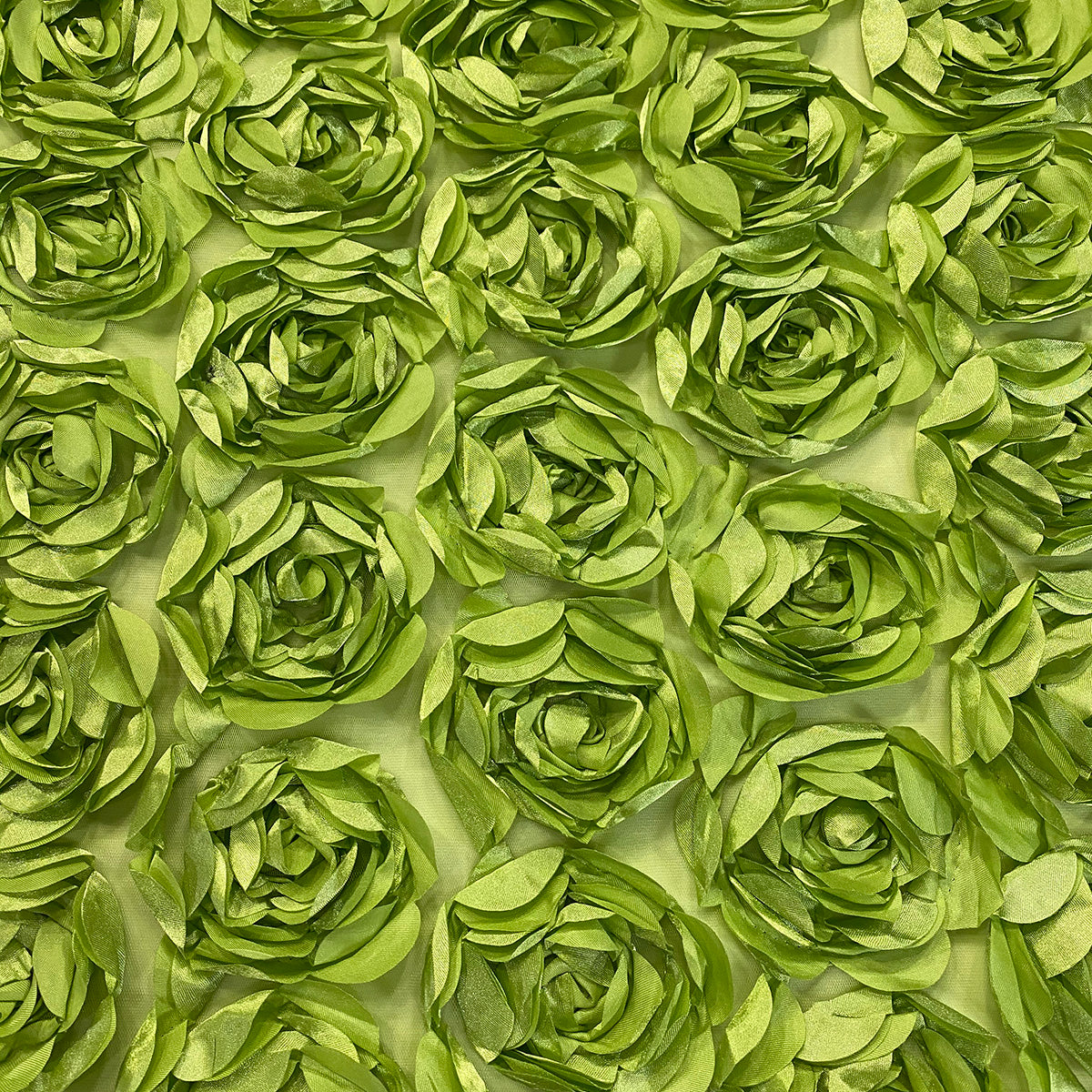 Peony Bouquet Wholesale Fabric in Lime