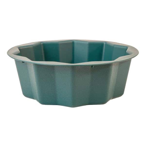 Decostar™ Plastic Floral Container 8" - Dark Green | Rental