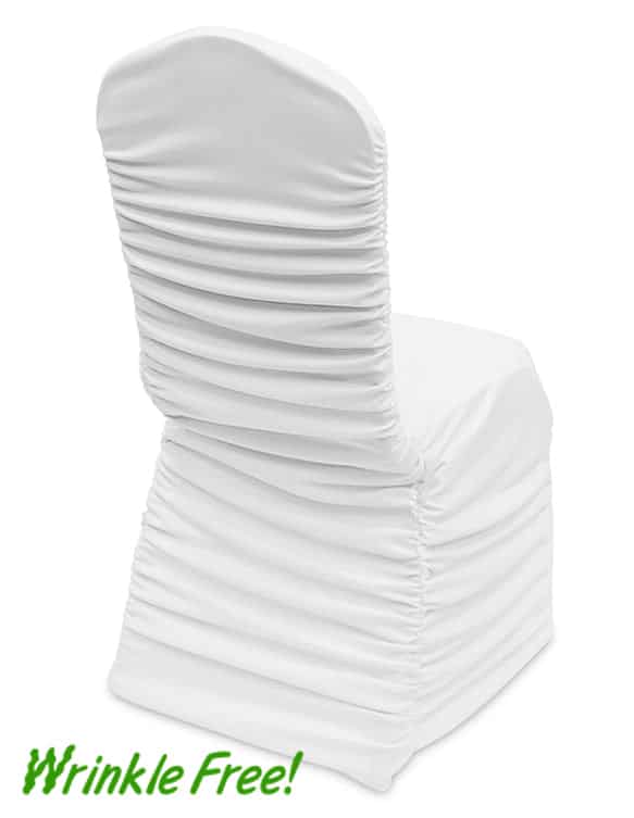 Scuba (Wrinkle-Free) Rouge V.1 Chair Cover - Premium Quality | Rental