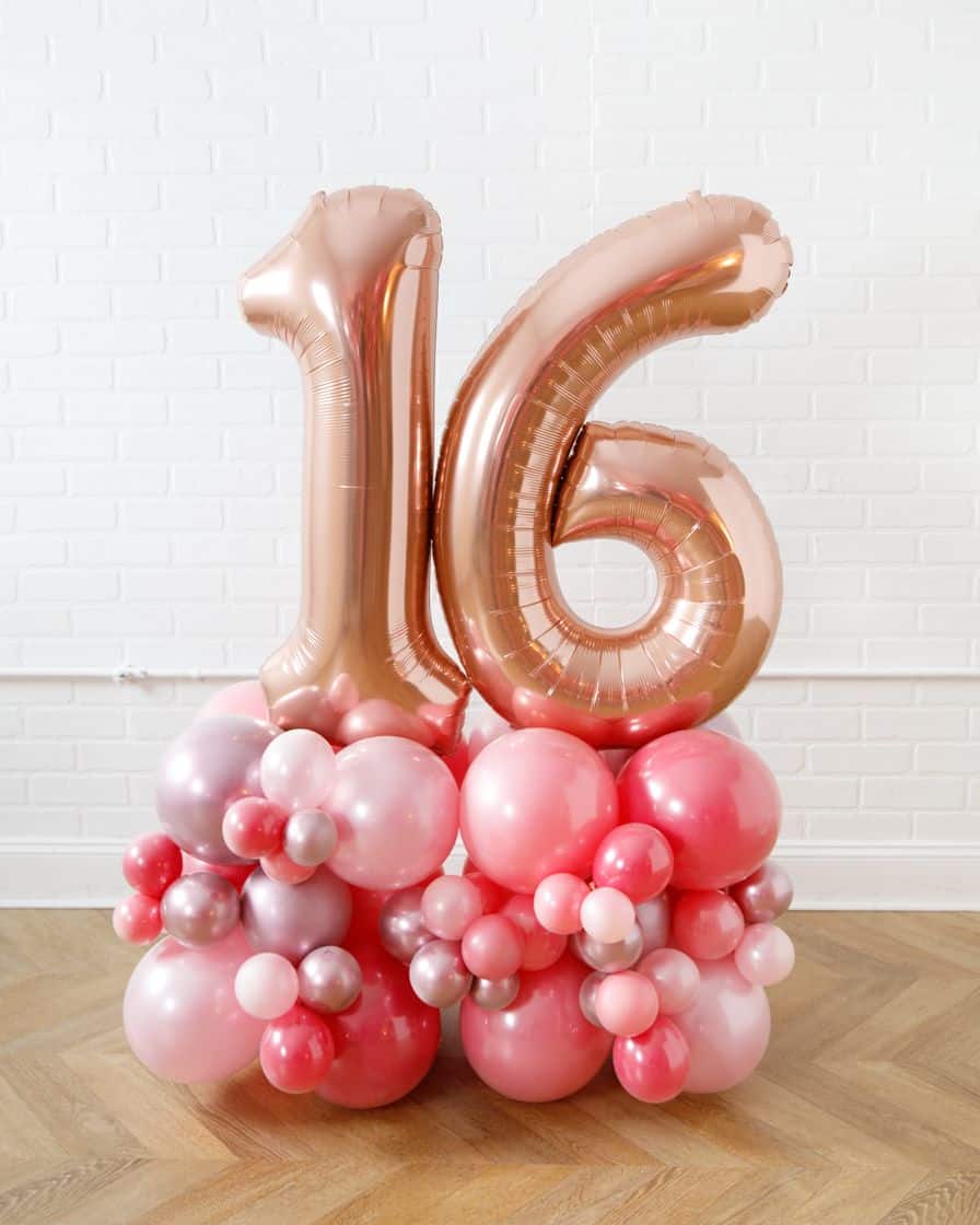 Life In Plastic - Number Balloon Pedestal Pedestal - 3ft | Purchase
