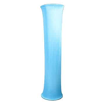 8' Light Blue Modern Luminescent Column | Rental