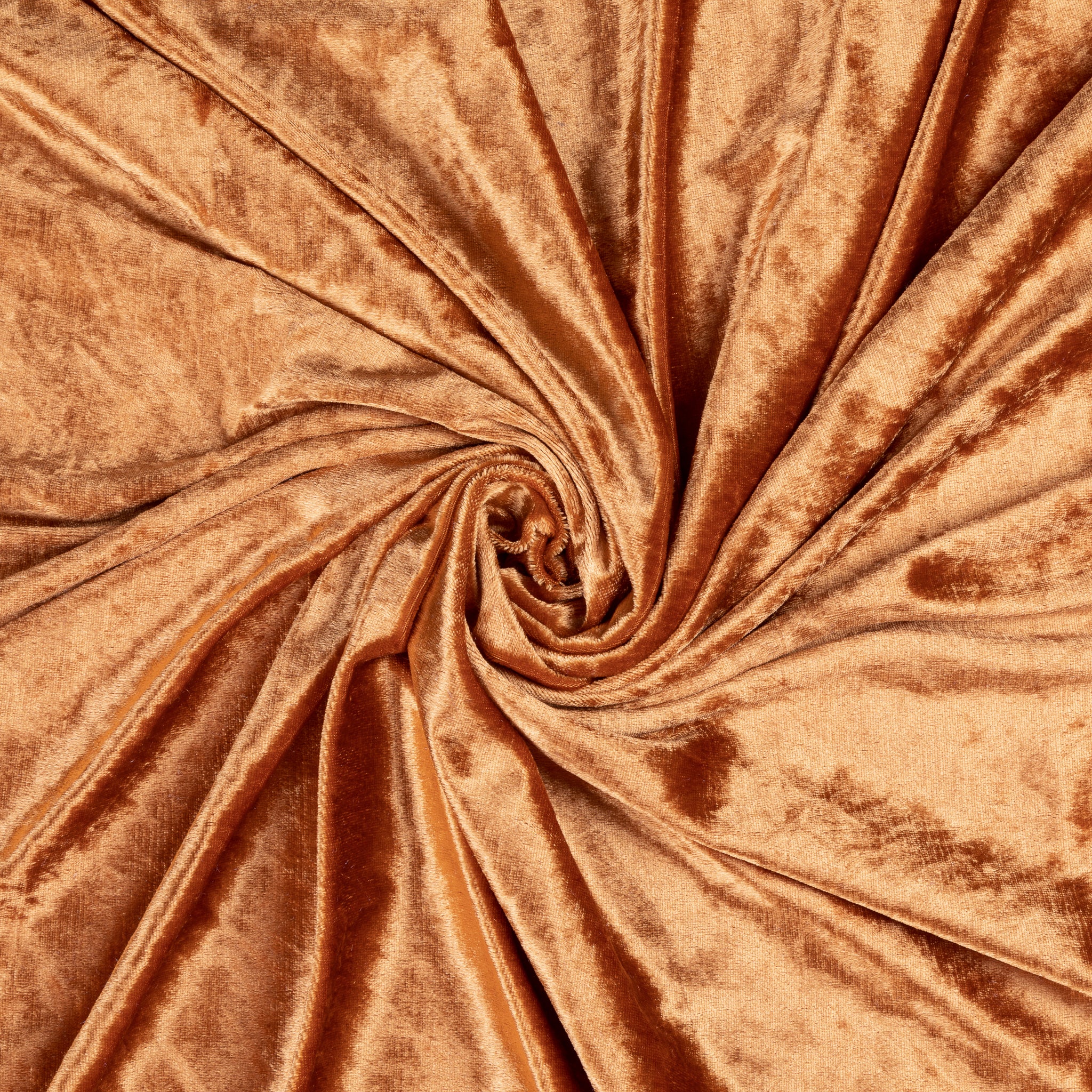 10 yards Velvet Fabric Roll - Rust | Rental