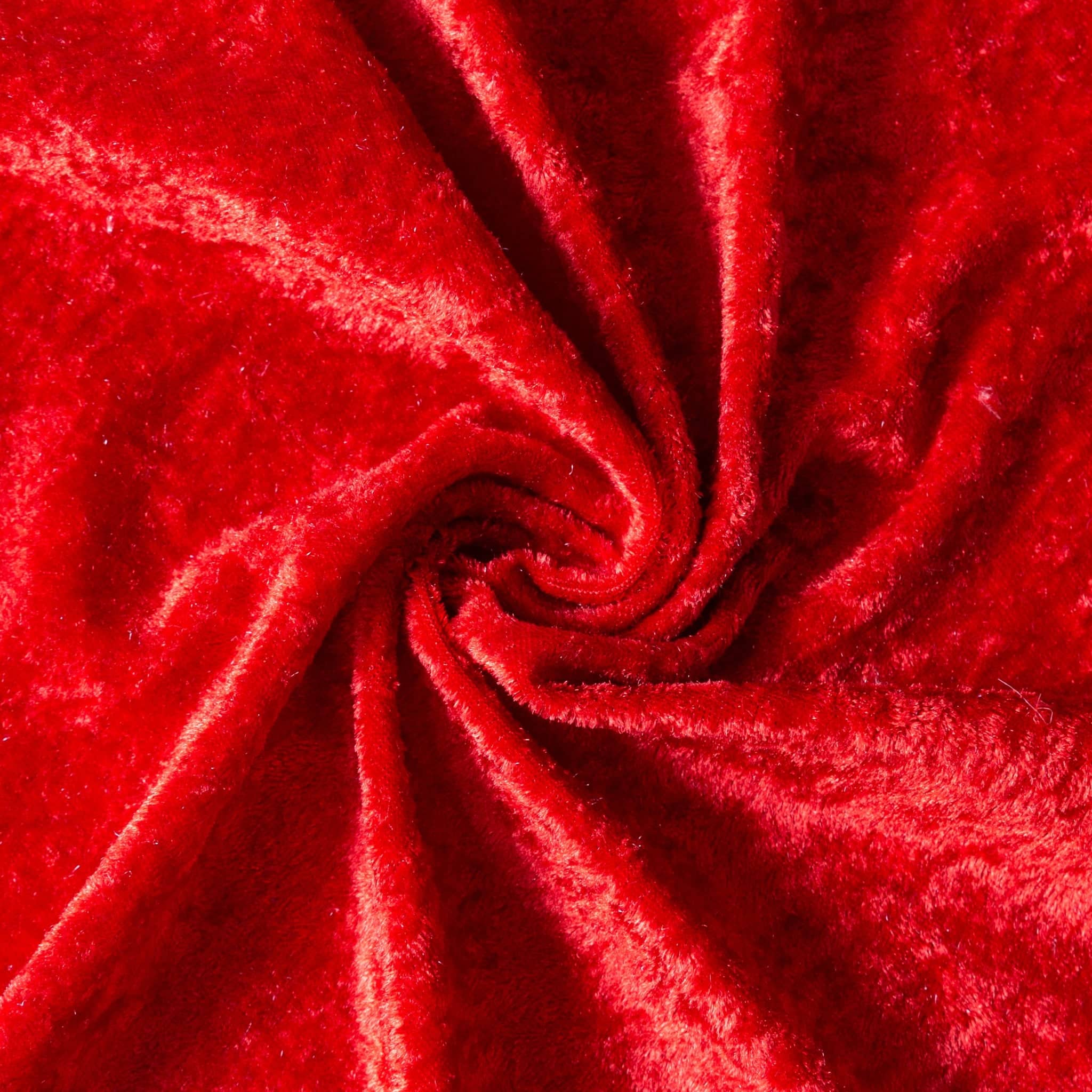 10 yards Velvet Fabric Roll - Red | Rental