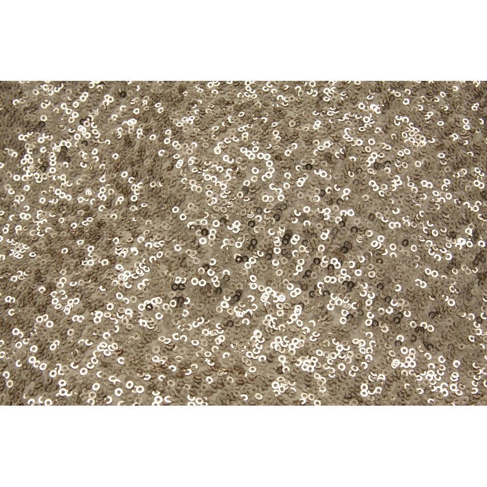 10 yards GLITZ Sequins Fabric Bolt - Champagne | Rental