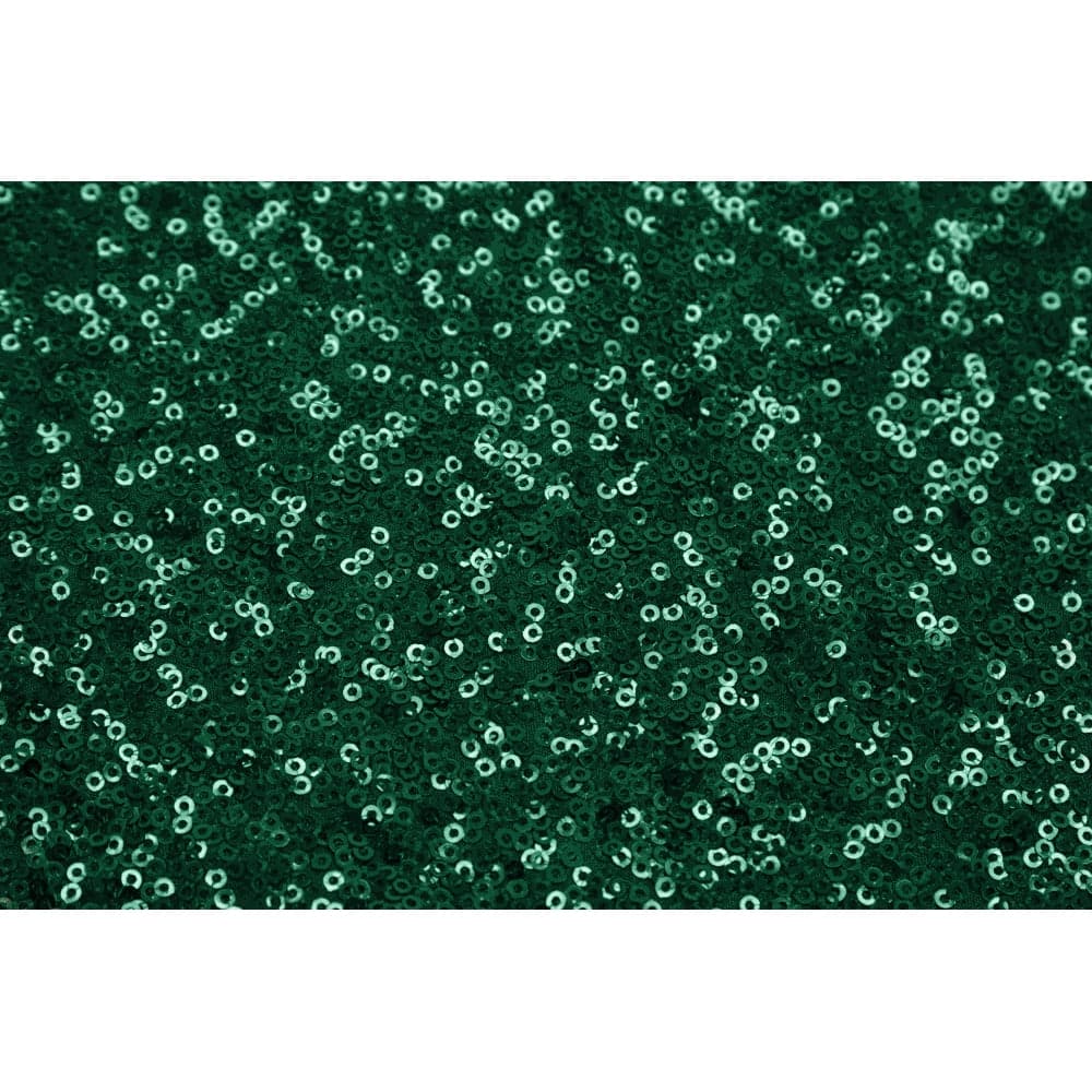 10 yards GLITZ Sequins Fabric Bolt - Emerald Green | Rental