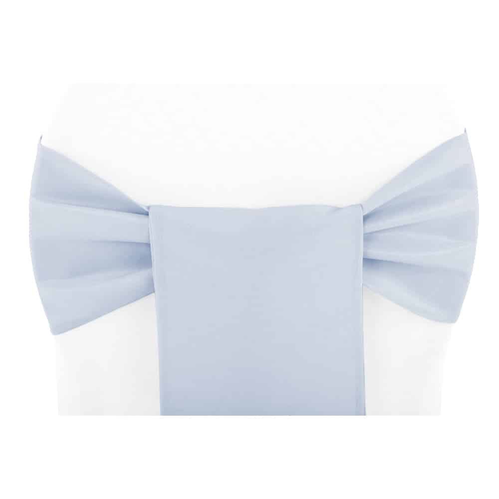 Polyester Chair Sash/Tie - Dusty Blue | Rental