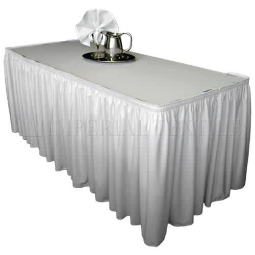 9ft Long Poly Premier Table Cover / Topper - 30 Inches Wide | Rental